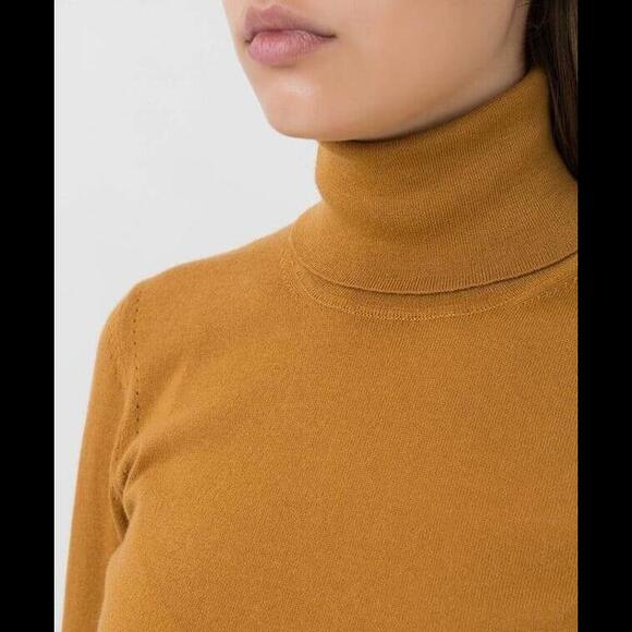 [SOLD] NWT LORO PIANA Women's Sz IT 46 US XL Navy Blue 100% Cashmere Turtleneck - Picture 13 of 13